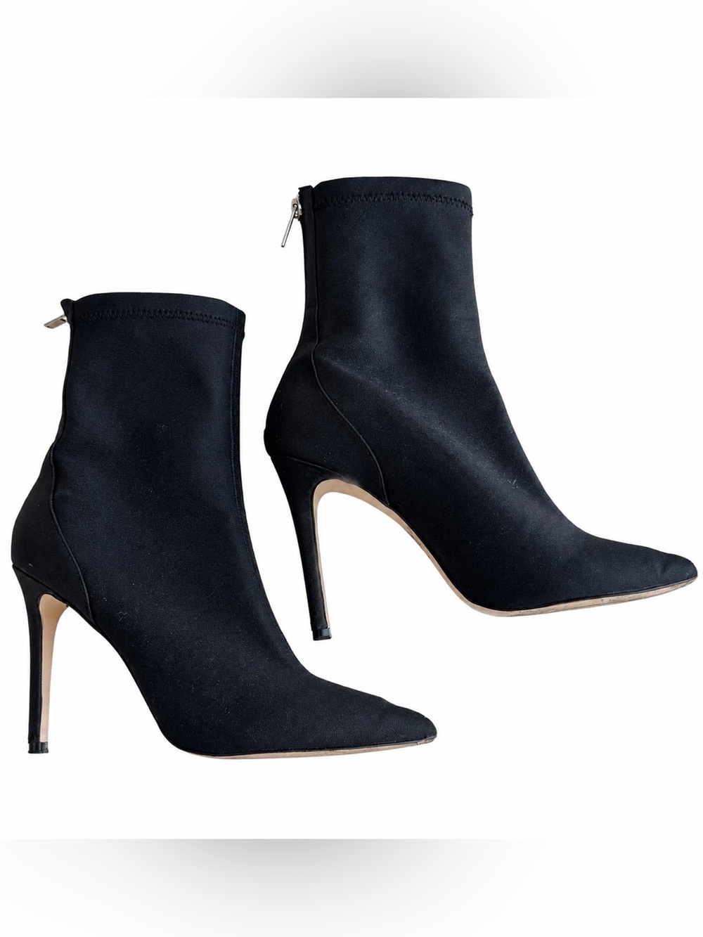 Jewel Badgley Mischka | Women’s Black Pointed Toe Stiletto Ankle Boots